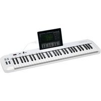 Samson - Carbon 61-Key USB MIDI Keyboard Controller - White - Alternate Views