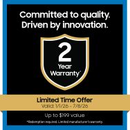 Samsung - 7.5 Cu. Ft. Stackable Smart Electric Dryer with Steam Sanitize+ - Platinum - Alternate Views