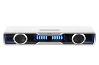 Edifier - QS30 2.0 Bluetooth Gaming Soundbar with Halo Lighting (1-Piece) - White - Alternate Views