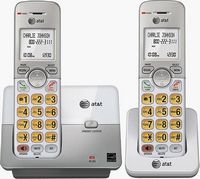 AT&T - EL51203 DECT 6.0 Expandable Cordless Phone System - Silver - Alternate Views