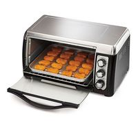 Hamilton Beach - 6 Slice Capacity Toaster Oven - Black - Alternate Views