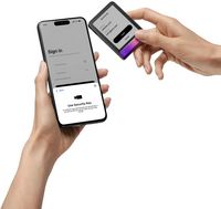 Ledger - Flex Crypto Hardware Wallet with Recovery Key - Crimson Magenta - Alternate Views