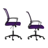 CorLiving - Workspace Mesh Back Office Chair - Purple - Alternate Views