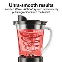 Hamilton Beach - Wave Crusher 40-Oz. Multi-Function Blender - Black - Alternate Views