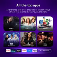 Roku - Streaming Stick Plus 2025 - 4K & HDR Streaming Device for TV with Voice Remote - Black - Alternate Views