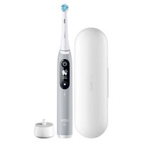 Oral-B - iO Series 6 Electric Toothbrush with Replacement Brush Head - Gray - Alternate Views