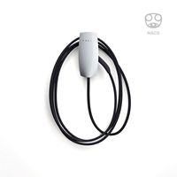 Tesla - Wall Connector Hardwired Electric Vehicle (EV) Charger up to 48A - 24' - White - Alternate Views