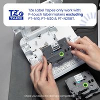 Brother - P-touch TZe-231 2-Pack, Black Print on White Laminated Label Tape, ~1/2in x 26.2ft (12m... - Alternate Views