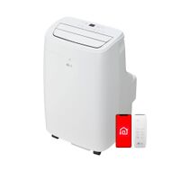 LG - 300 Sq. Ft. Smart Portable Air Conditioner 7,300 BTU - White - Alternate Views