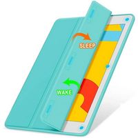 SaharaCase - Folio Case for Apple iPad 10.2 (8th Gen 2020) and (9th Gen 2021) - Teal - Alternate Views