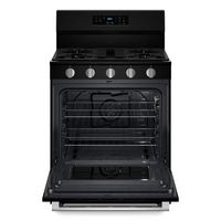 Maytag - 30-Inch Wide Gas Range With No Preheat Air Fry and Air Baking - 5.0 cu. ft. - Black - Alternate Views