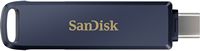 SanDisk - 256GB USB Flash Drive for iPhone Lightning and USB Type-C Metallic Sky - Blue - Alternate Views