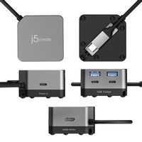 j5create - Flexible Ports USB-C® 4K144 HDMI™ Hub - Cube Plus 6 in 1 for Windows, macOS, Chrome OS... - Alternate Views