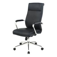 Office Star Products - High Back Antimicrobial Fabric Chair - Dillon Black - Alternate Views