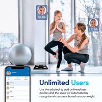 Arboleaf Smart Scale for Body Weight, Bluetooth, 14 Key Body Composition Analysis Sync Apps, FSA ... - Alternate Views