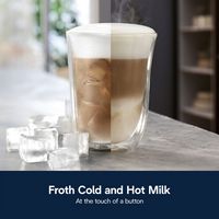De'Longhi - LatteMix Countertop Cold & Hot Frother - Silver - Alternate Views