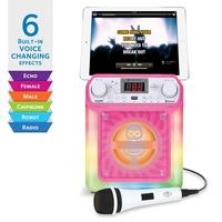 Singing Machine - Groove Mini, Karaoke Machine with lights and HDMI connection to TV and voice ch... - Alternate Views