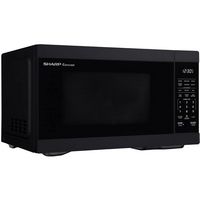 Sharp - 1.4 Cu Ft. Countertop Microwave Oven - Black - Alternate Views