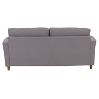 CorLiving - Georgia 3-Seat Fabric Upholstered Sofa - Light Grey - Alternate Views