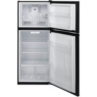 GE - 11.6 Cu. Ft. Top-Freezer Refrigerator - Black - Alternate Views