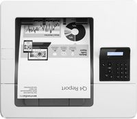 HP - LaserJet Pro M501dn Black-and-White Laser Printer - White - Alternate Views