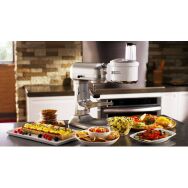 KitchenAid - Food Processor Attachment - Silver - Alternate Views