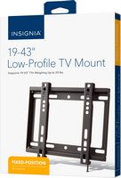 Insignia™ - Fixed TV Wall Mount for Most 19