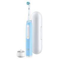 Oral-B - iO Series 4 Rechargeable Electric Toothbrush w/Brush Head - Icy Blue - Alternate Views