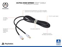 PowerA - Ultra High Speed HDMI 2.1 Cable for PS5 - White - Alternate Views