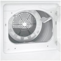 GE - 7.2 Cu. Ft. Electric Dryer - White - Alternate Views