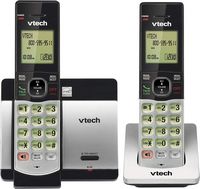 VTech - CS5119-2 DECT 6.0 Expandable Cordless Phone System - Gray/Black - Alternate Views