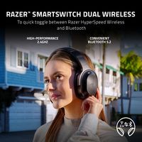 Razer - Barracuda Pro Wireless Gaming Headset for PC, PS5, PS4, Switch, and Mobile - Black - Alternate Views