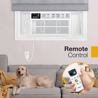 Whirlpool - 1,000 Sq. Ft. 18,000 BTU 230V Window Mounted Air Conditioner with Supplemental Heat -... - Alternate Views