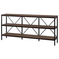 Camden&Wells - Kira Console Table - Blackened Bronze/Alder Brown - Alternate Views