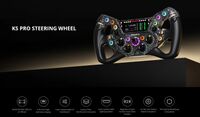 Moza Racing - KS Pro Sim Racing Steering Wheel for Windows - Black - Alternate Views