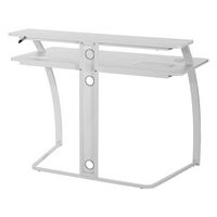 OSP Home Furnishings - Code30 Battlestation Gaming Desk - White - Alternate Views