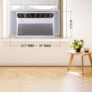 Hisense - 12,000 BTU Window Air Conditioner with Inverter Technology & ConnectLife App 550 Sq. Ft... - Alternate Views
