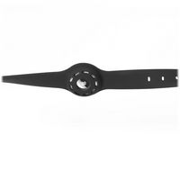 SaharaCase - Silicone Dog Standard Collar with Apple AirTag slot - 16-in to 26-in Neck - Black - Alternate Views