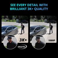 Defender - AI POWERED Guard Pro 3K PLUS Dual Lens PTZ Wi-Fi 6 Plug-in Security Camera - 3 Pack - ... - Alternate Views