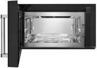 KitchenAid - 1.9 Cu. Ft. Convection Over-the-Range Microwave - Black Stainless Steel - Alternate Views