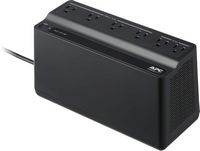 APC - Back-UPS Connect 450VA, 120V, 6 NEMA outlets (2 surge) - Black - Alternate Views