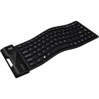 Adesso - SlimTouch AKB-212UB TKL Wired Membrane Keyboard - Black - Alternate Views