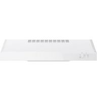 GE - 24 inches - Convertible - Under cabinet Range Hood - White - Alternate Views