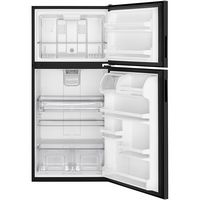 Maytag - 18.1 Cu. Ft. Top-Freezer Refrigerator - Black - Alternate Views