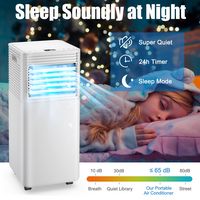 Costway 6000 BTU Portable Air Conditioner Cools up to 350 sq.ft 3-in-1 Air Cooler w/Dehumidifier ... - Alternate Views