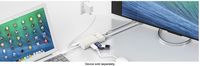 j5create - USB-C Multi-Adapter - HDMI/Ethernet/USB 3.1 HUB/PD 3.0 - Champagne Metallic - Alternate Views
