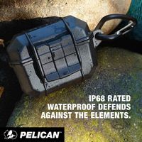 Pelican - Marine Case for Apple Airpods Pro 3rd Generation - Black - Alternate Views