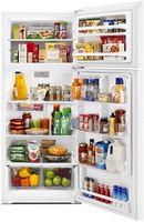 Whirlpool - 17.7 Cu. Ft. Top-Freezer Refrigerator - White - Alternate Views