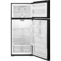 Whirlpool - 17.7 Cu. Ft. Top-Freezer Refrigerator - Black - Alternate Views