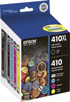 Epson - 410/410XL 5-Pack High-Yield and Standard Capacity Ink Cartridges - Black/Photo Black/Cyan... - Alternate Views